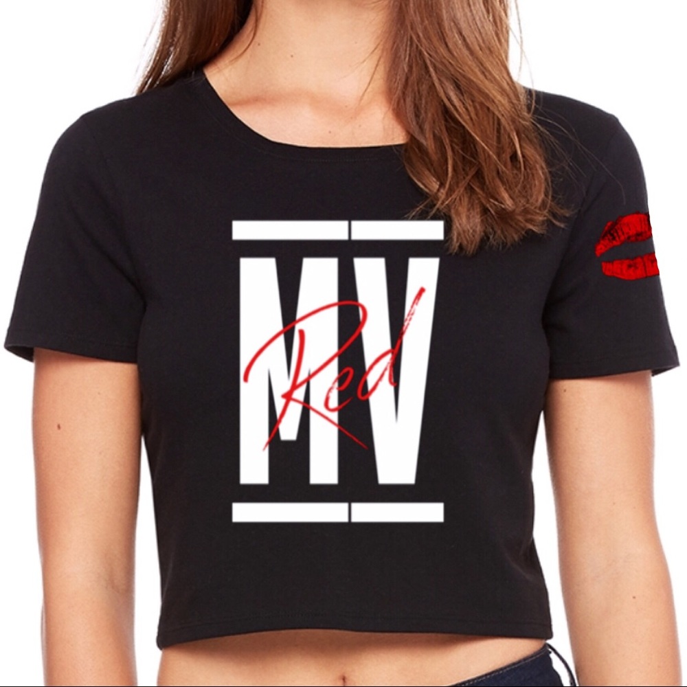 MVRed Cropped Teez